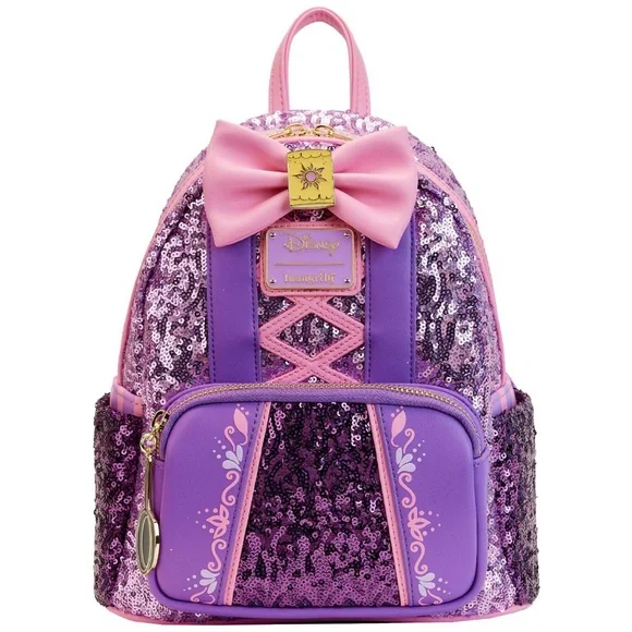 Loungefly | Bags | Exclusive Rapunzel Sequin Mini Backpack  display picture 1